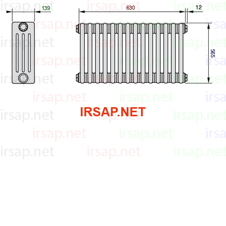 Радиатор IRSAP Tesi 40565/14 T23 CL 01